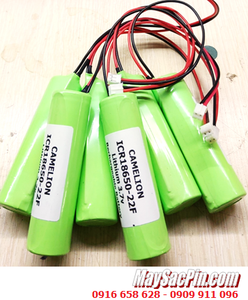 Camelion ICR18650-22F, Pin sạc 18650 Lithium 3.7v Camelion ICR18650-22F (2200mAh) _Loại có ZẮC CẮM